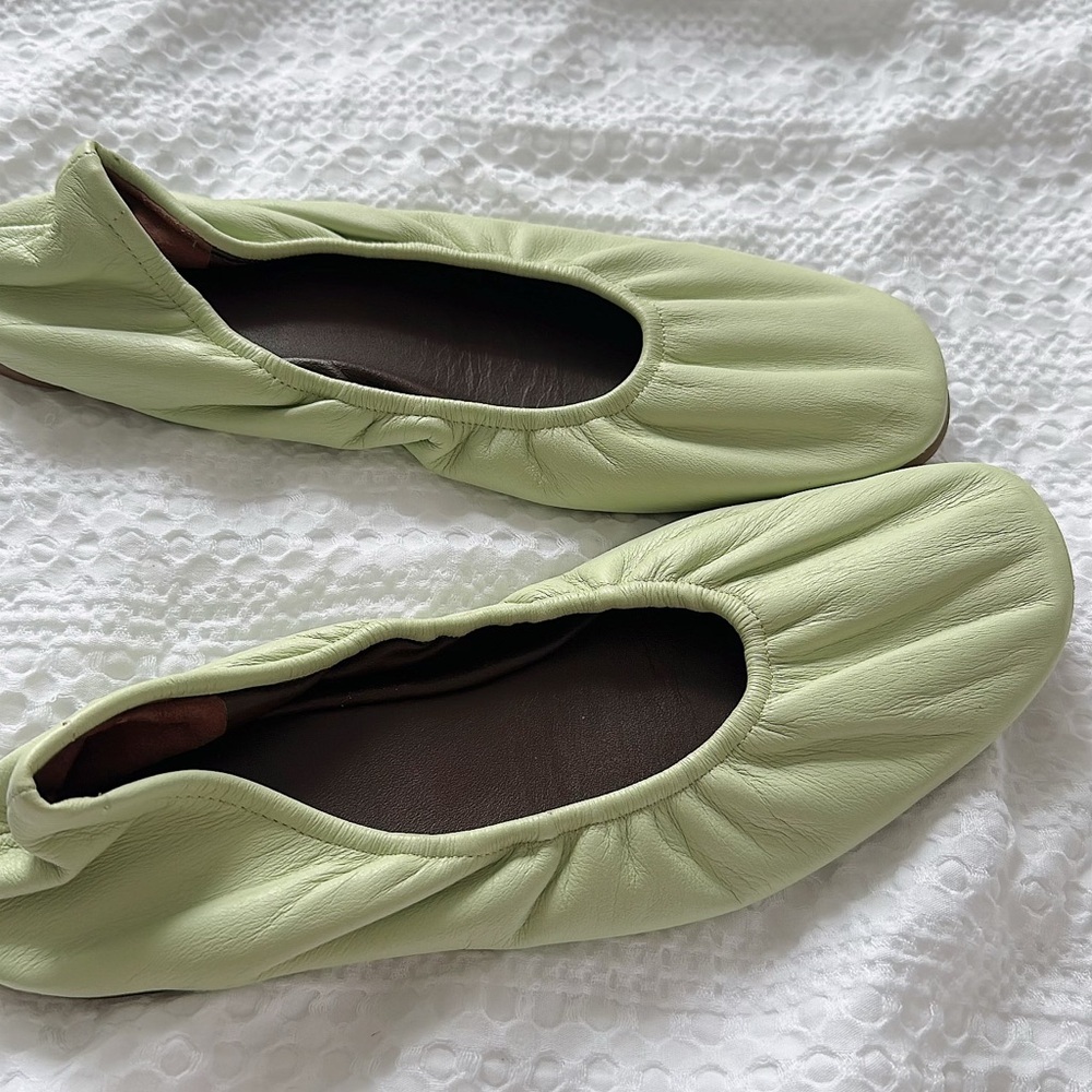 Reformation Light Green Women's Flats